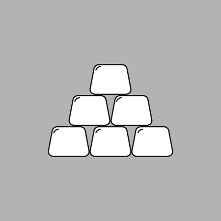 Gold icon vector designのイラスト素材