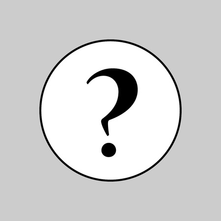 Question mark icon vector signのイラスト素材