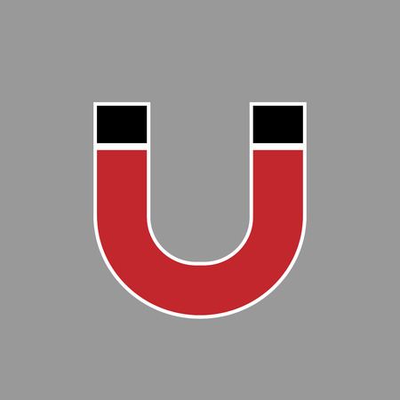Magnet icon art vector designのイラスト素材