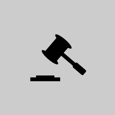 Auction icon vector design isolatedのイラスト素材