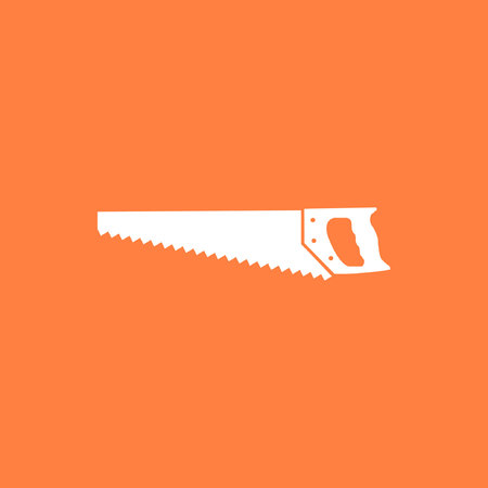 hacksaw icon stock vector illustration flat designのイラスト素材