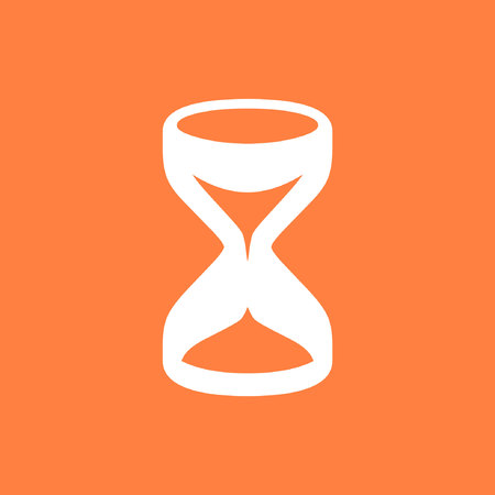 hourglass icon stock vector illustration flat design