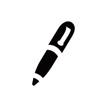 pen icon stock vector illustration flat designのイラスト素材