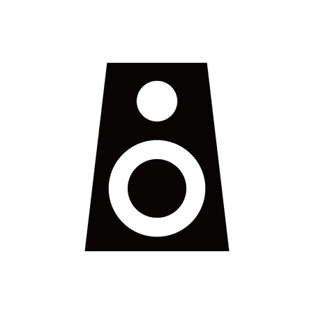 Audio speakers icon stock vector illustration flat designのイラスト素材