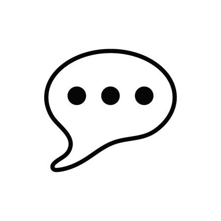 Speech Bubbles Icon. Chat pictogram icon stock vector illustration flat designのイラスト素材
