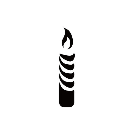 candle icon stock vector illustration flat designのイラスト素材