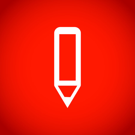 pencil icon stock vector illustration flat designのイラスト素材