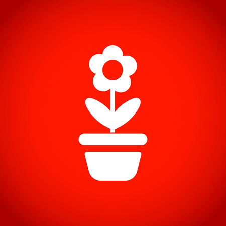 flower icon stock vector illustration flat designのイラスト素材