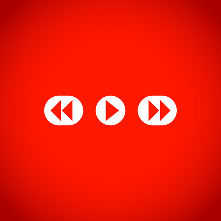 play icon stock vector illustration flat designのイラスト素材