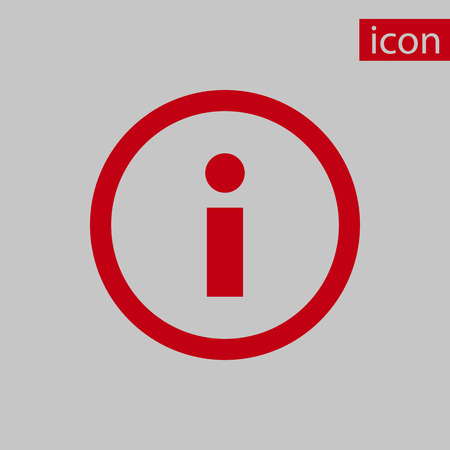 info icon stock vector illustration flat designのイラスト素材