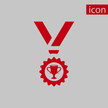 medal icon stock vector illustration flat designのイラスト素材