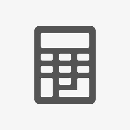 Calculator icon stock vector illustration flat designのイラスト素材