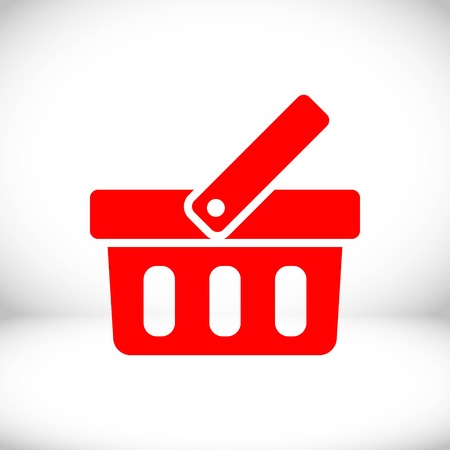 bascet icon stock vector illustration flat designのイラスト素材