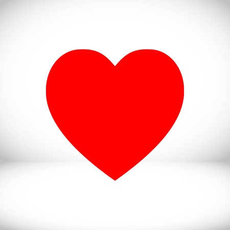 heart icon stock vector illustration flat designのイラスト素材
