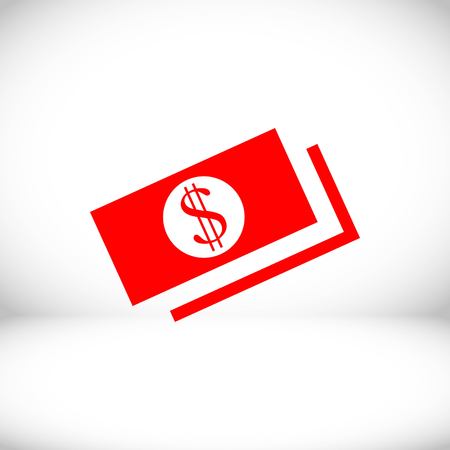 money icon stock vector illustration flat designのイラスト素材