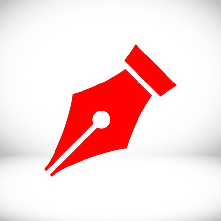 fountain pen icon stock vector illustration flat designのイラスト素材