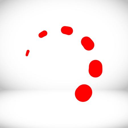 loading icon stock vector illustration flat designのイラスト素材