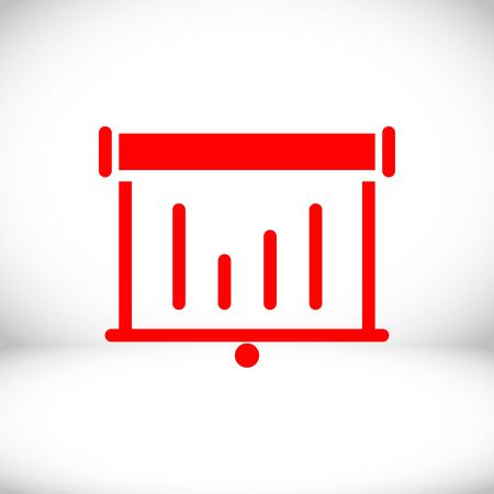 lectern with microphone icon stock vector illustration flat designのイラスト素材