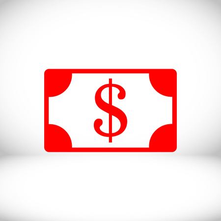 dollar money icon stock vector illustration flat designのイラスト素材