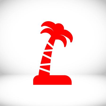 Palm tree icon stock vector illustration flat designのイラスト素材
