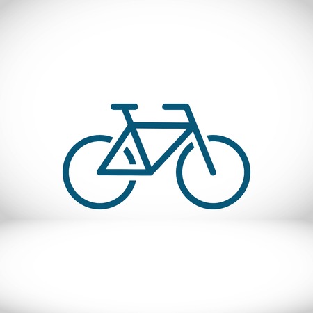 Bike icon stock vector illustration flat designのイラスト素材