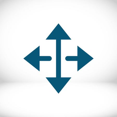 arrow icon stock vector illustration flat designのイラスト素材