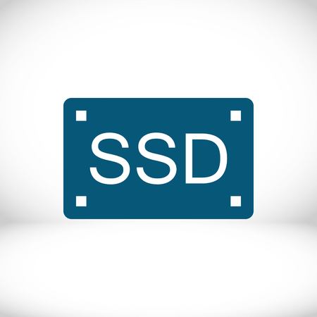 ssd icon stock vector illustration flat designのイラスト素材