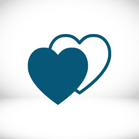 heart icon stock vector illustration flat designのイラスト素材