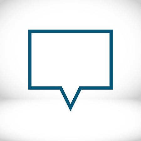 Speech Bubbles Icon. Chat pictogram icon stock vector illustrationのイラスト素材