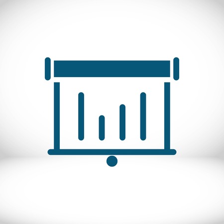 lectern with microphone icon stock vector illustration flat designのイラスト素材