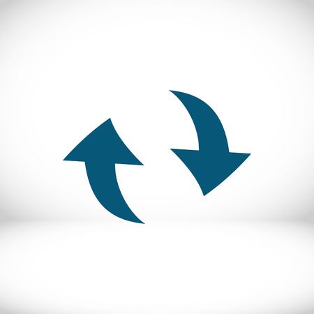 arrow icon stock vector illustration flat designのイラスト素材