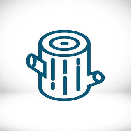 stump icon stock vector illustration flat designのイラスト素材