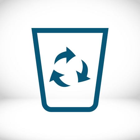 recycling
 icon stock vector illustration flat designのイラスト素材