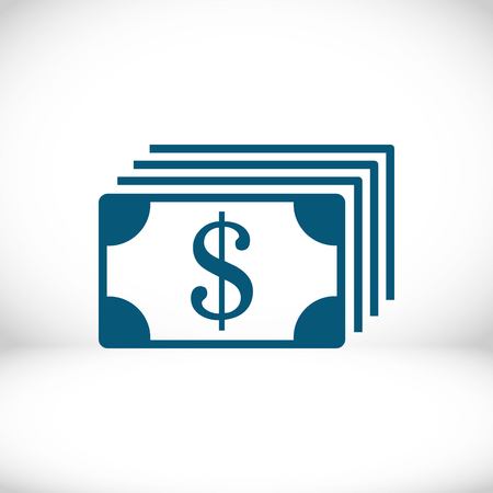 dollar money icon stock vector illustration flat designのイラスト素材