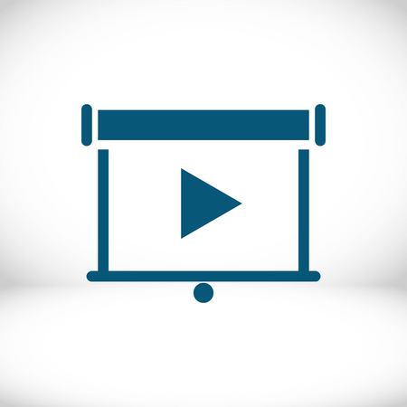 projector icon stock vector illustration flat designのイラスト素材