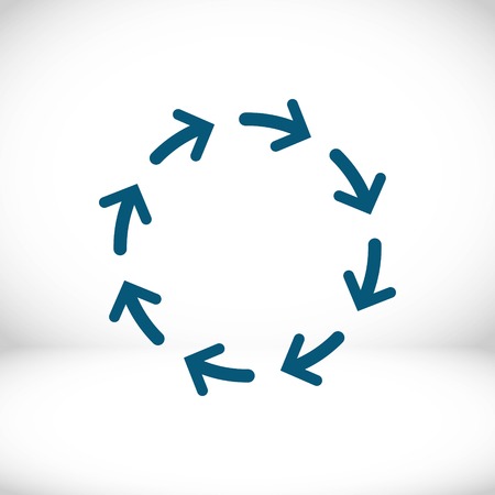 arrows icon stock vector illustration flat designのイラスト素材