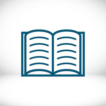 open book icon stock vector illustration flat designのイラスト素材