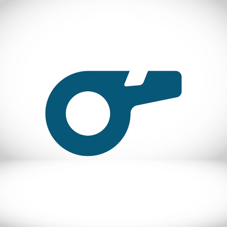 whistle icon stock vector illustration flat designのイラスト素材