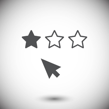 rating icon stock vector illustration flat designのイラスト素材