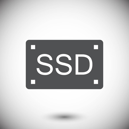 ssd icon stock vector illustration flat designのイラスト素材