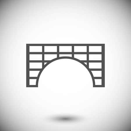 tunnel icon stock vector illustration flat designのイラスト素材