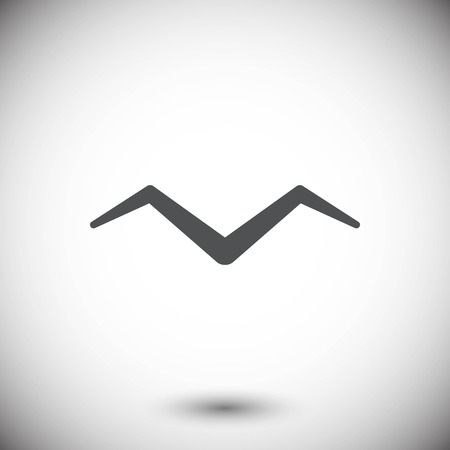 Seagull icon stock vector illustration flat designのイラスト素材