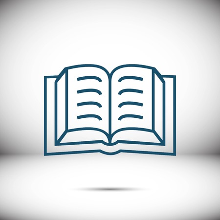 Book icon stock vector illustration flat designのイラスト素材