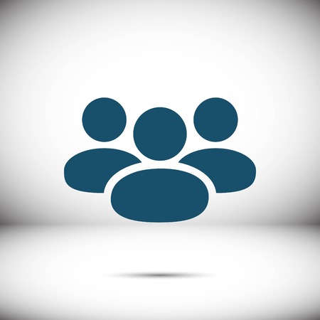People icon  stock vector illustration flat designのイラスト素材