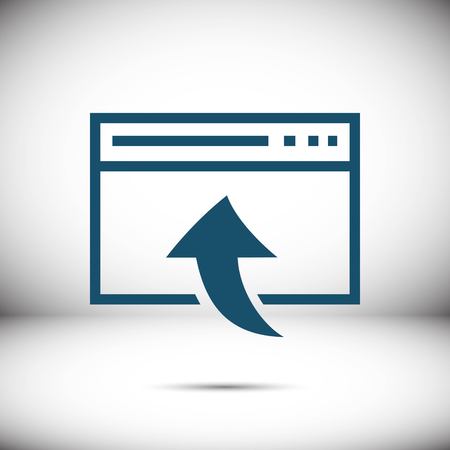 Web page icon stock vector illustration flat designのイラスト素材