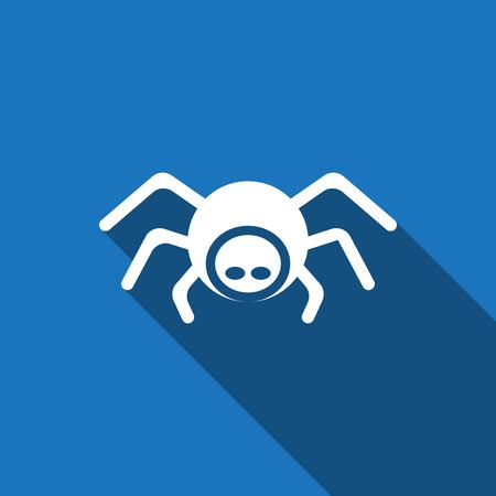 spider icon stock vector illustration flat designのイラスト素材