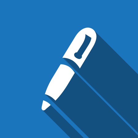 pen icon stock vector illustration flat designのイラスト素材