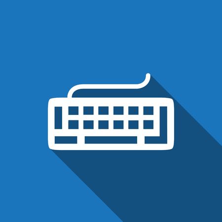 keyboard icon stock vector illustration flat designのイラスト素材