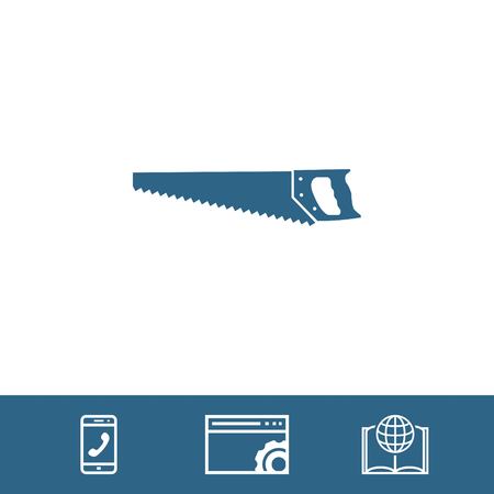 hacksaw icon stock vector illustration flat designのイラスト素材