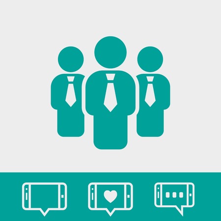 Man icon stock vector illustration flat designのイラスト素材